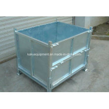 Warehouse Stackable Heavy Duty Steel Wire Mesh Pallet Container